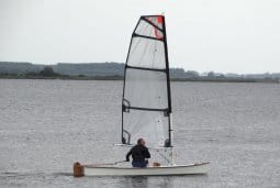 Viola 14 sailing canoe 4.7 sail looks big for a sailing dinghy
