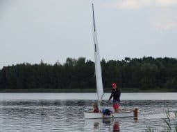 Viola 14 sailing canoe - family sailing with kids
