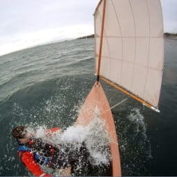 BETH sailng canoe boat plan - plywood fast building classic sailing canoe yawl