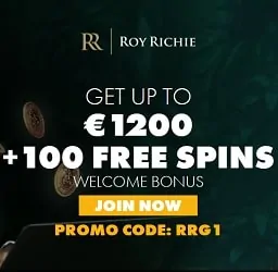 Roy Richie (Casino & Sports) 100 free spins and €1200 free money