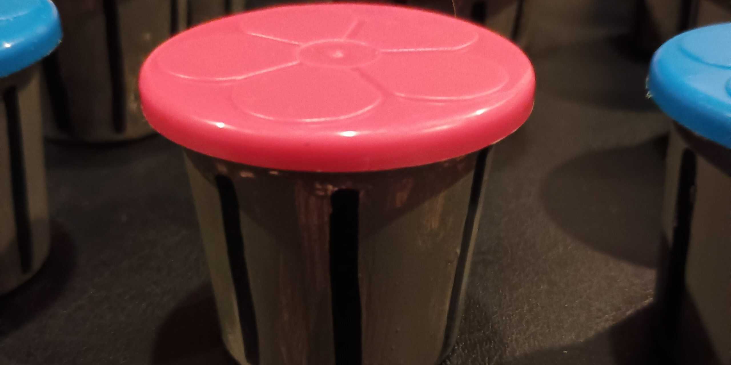 Play Doh Party Favors Painted to Look Like Trash Cans