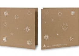 Weihnachtskarte für rugi Briefhüllen-Manufaktur, Außenseiten