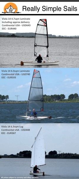 viola sailing canoe 4.7 6.0 laminate and 6.3sqm balance lug sail prices laminate and lug 2018 (Custom)