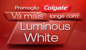 PROMOÇÃO COLGATE LUMINOUS WHITE
