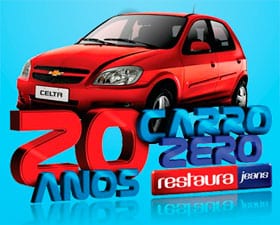 WWW.RESTAURAJEANS20ANOS.COM.BR - PROMOÇÃO RESTAURA JEANS 20 ANOS CARRO ZERO