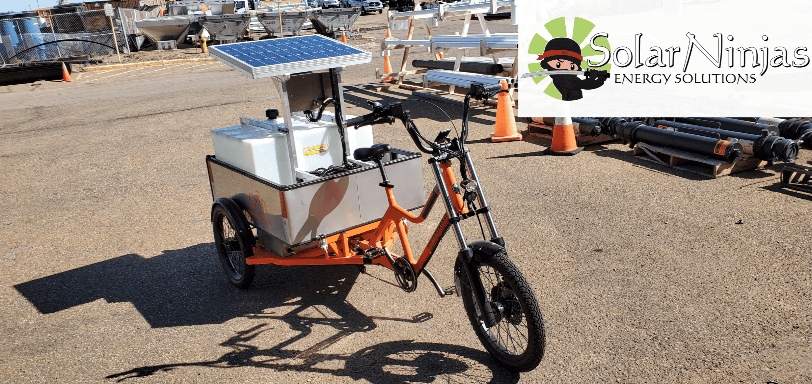 Utility E-Bikes with solar power!