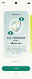 The "Open" button for the ExpressKeys app in Google Play.