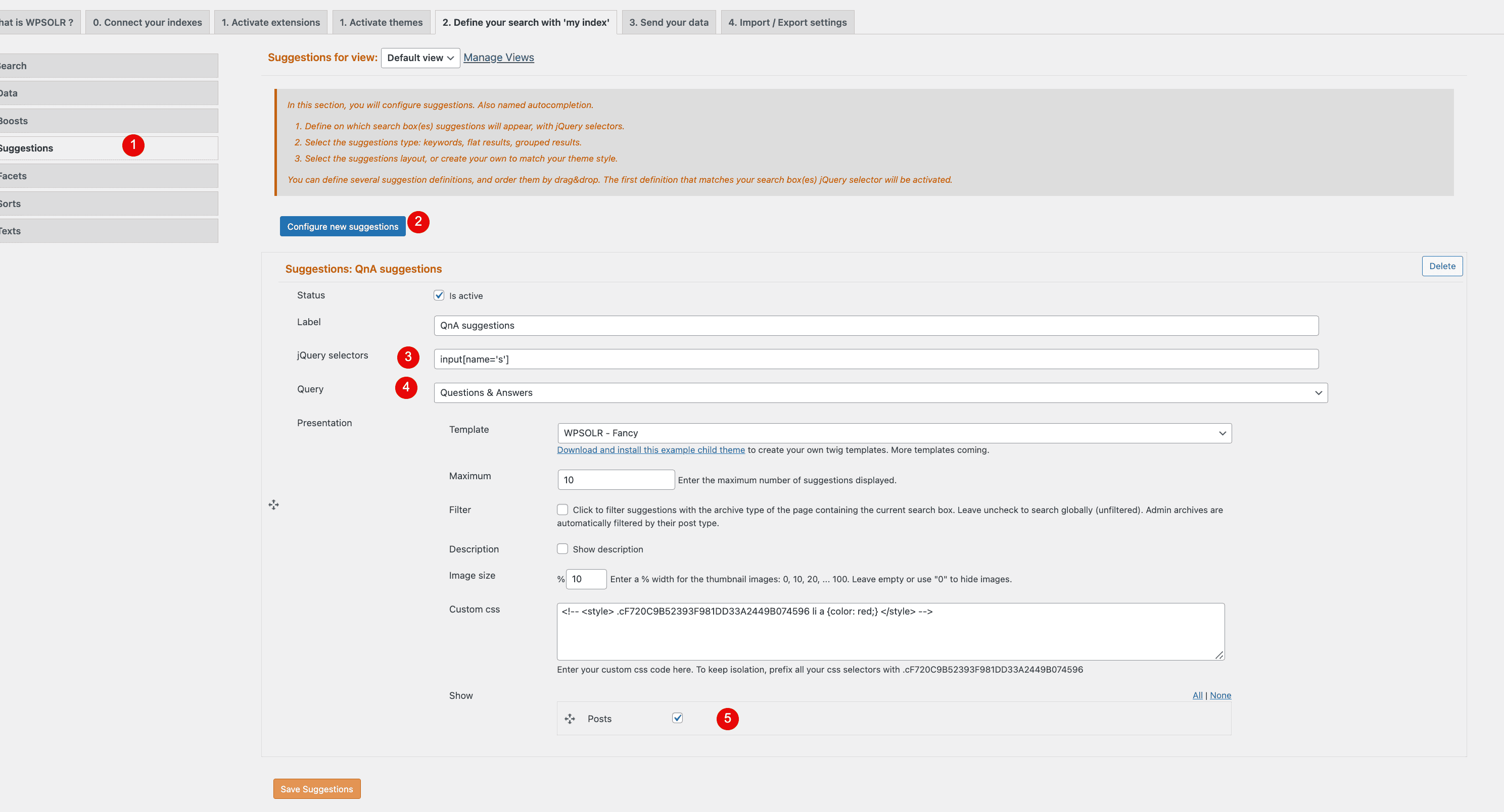 Image wpsolr-weavaie-qna-suggestion.png of Weaviate with Question Answering transformers