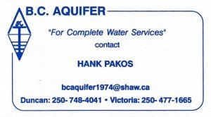 Links To Related Services B.C. Aquifer
