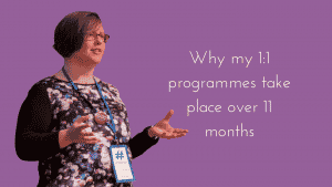 Why my 11 programmes take place over 11 months