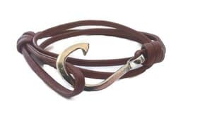 Leather Fish Hook Bracelets Make A Statement