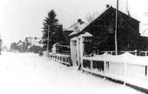 Spremberg. Die Zuckerstraße Ecke Bergmannsweg um 1960