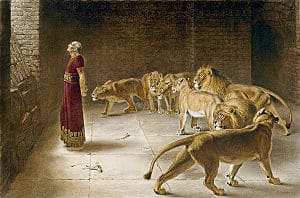 Daniel and the lions