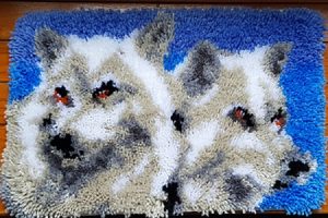 Rug Hooking Attempt 1