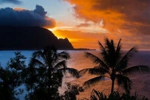 Hawaii Sunset, Hawaiian Islands, Sunset