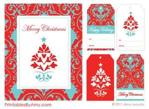 Holiday Printable Party Supplies