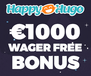 Happy Hugo Casino - €1000 bonus + free spins + VIP promotions