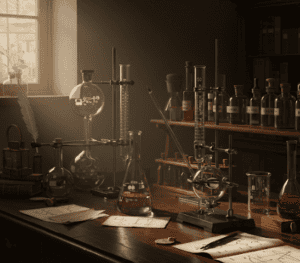 chemistry lab bench