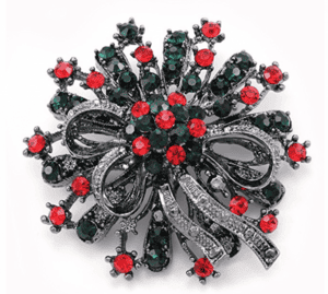 Christmas Brooch - a thing of beauty for any outfit.