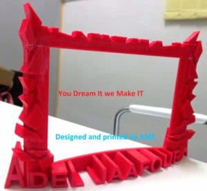 3d printing frame prototype