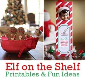 Elf on the Shelf Ideas - Printables and Fun Ideas for kids at Christmas! LivingLocurto.com