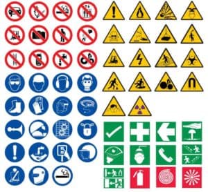 safety signs and panels