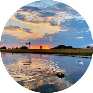 Wind-Driven Pond Aeration Windmill