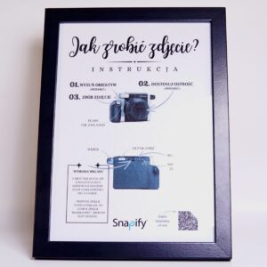 Tabliczka Instrukcja Instax / księga gości - wypożyczenie 3 dni