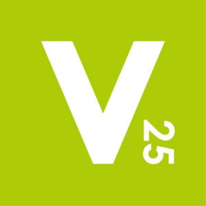 Bild: Icon zum 25. Jubiläum von ver.de, © ver.de