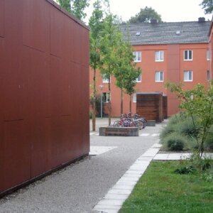 Foto: Elefantensiedlung Neu-Ulm, Hof, © ver.de