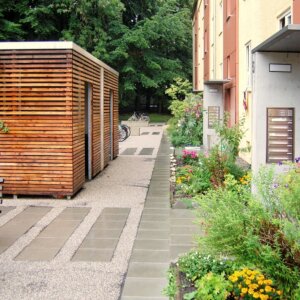 Foto: Elefantensiedlung Neu-Ulm, Eingänge, © ver.de