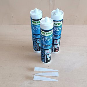 Silicone Acetico per interni ed esterni, professionale, adatto per i sanitari ed i climi freddi GeB 280ml