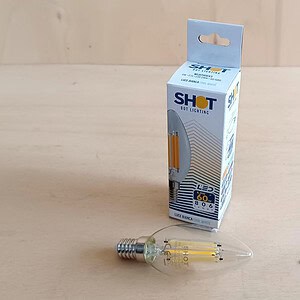 Lampadina LED Shot 6w E14 806Lm - forma a oliva