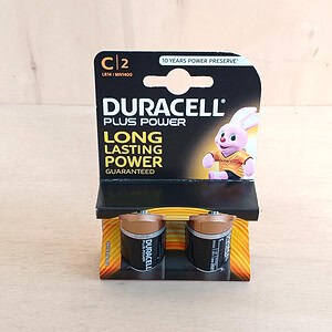Batterie Alcaline "DURACELL" C 1/2 Torcia LR14 - 2 pezzi