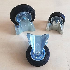 Ruote Per Ruote 4 Ruote M12 Girevoli Da 50 Mm Con Freno, Rotelle - Foto 9