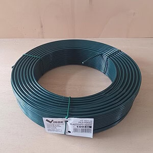 Filo di Ferro Plastificato "VIGOR" da Tensione, Bobina 100 mt