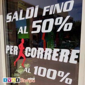 Adesivi Prespaziati scritte Saldi