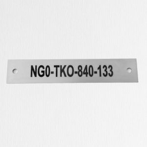 tag number stainless steel with laser marking