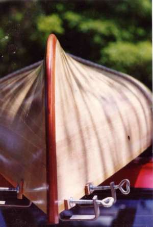 balsa version of Henry Rushton's Wee Lassie classic canoe is super lightweight: storerboatplans