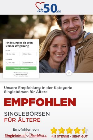Beste Singlebörse für ältere Singles