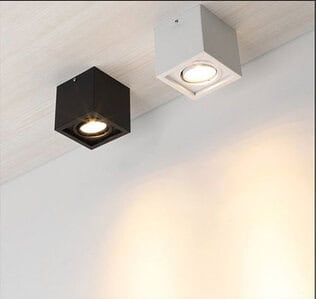 Sử dụng đèn led downlight ốp nổi cho trần bê tông