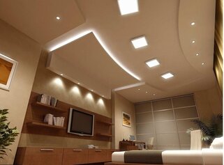 Đèn led panel ốp nổi sử dụng cho trần bê tông