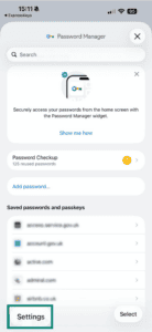 Import logins from Chrome to ExpressKeys iOS app.
