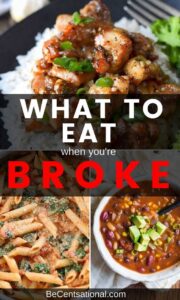 Cheap food to buy when broke