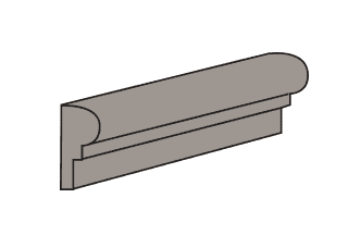 French V Chair rail Profile