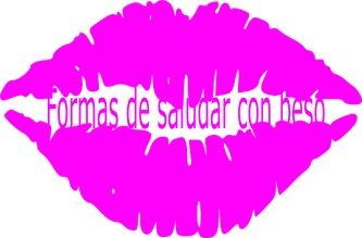 formas de saludar con beso