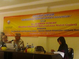 Kuliah Umum Mengelola Keberagaman Indonesia