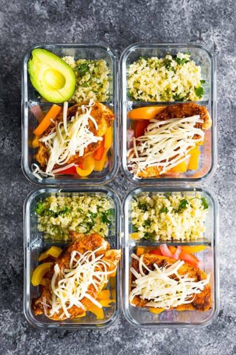Santa Fe Low Carb Chicken meal prep ideas