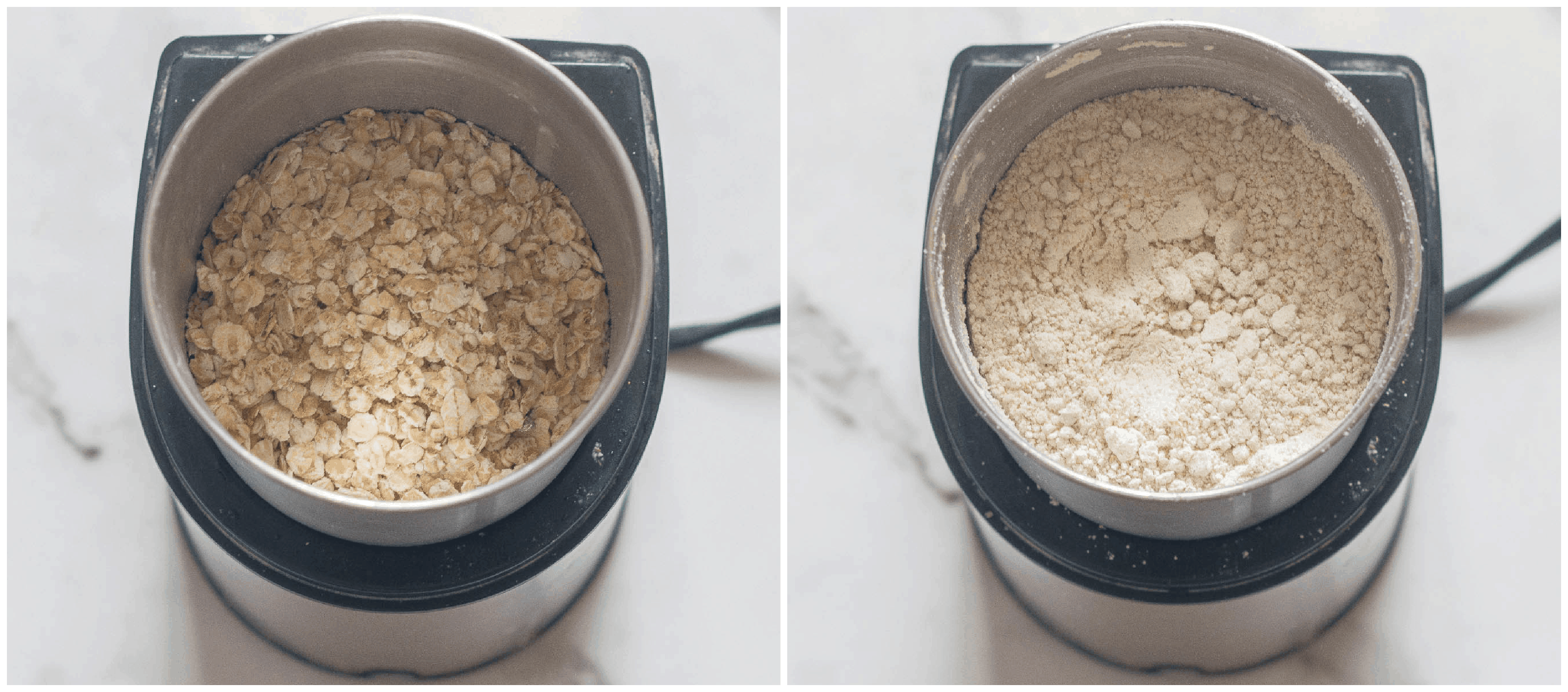 Making the oat flour