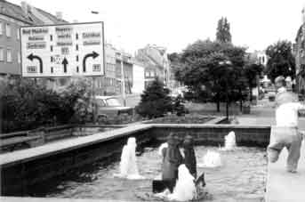 Spremberg: Springbrunnen mit Figuren aus Kinderhand